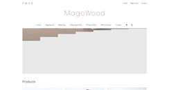 Desktop Screenshot of magowood.com
